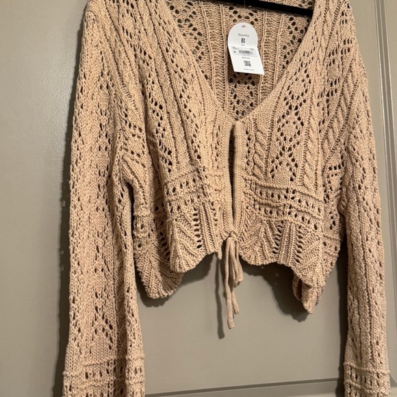 ARULA Cream Knit Cardigan - NWT ‼️ - Picture 4 of 5